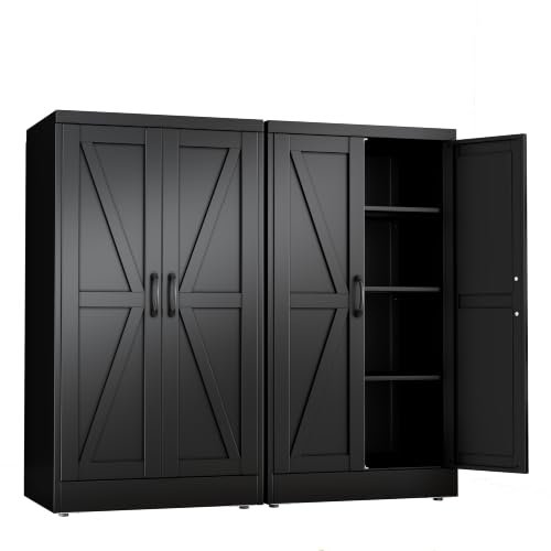 Black Metal Storage Cabinet