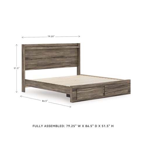 Jusika King Size Storage Bed Frame