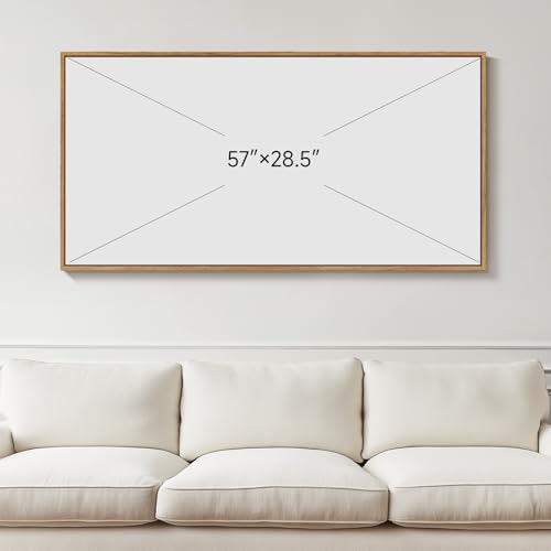 Large Framed Gold Abstract Wall Art for Living Room