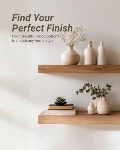 18 inch Wooden Floating Shelves for Wall