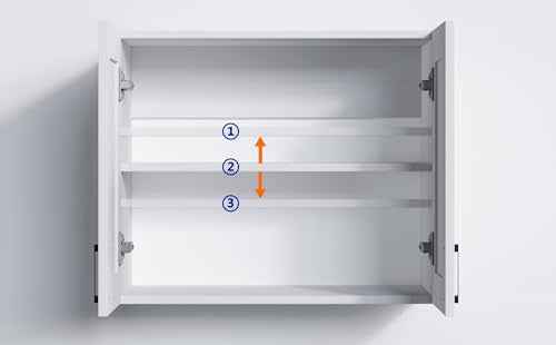 White Laundry Room Cabinets and Storage with 2 Doors and Utility Adjustable Shelf