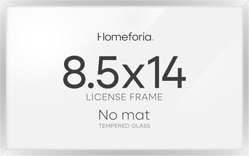 8.5x14 Silver Marriage License Frame (2 Count)