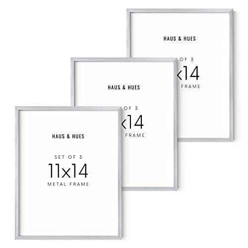 11x14 Silver Picture Frames (3 Count)