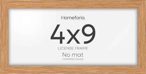 4x9 Natural Oak Business License Frame (3 Count)
