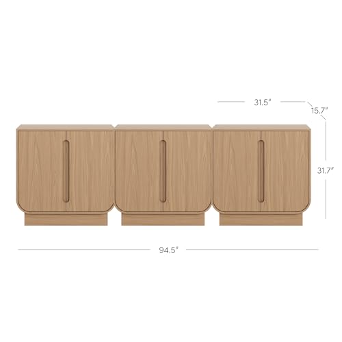 Joey Mid Century Modern Storage Cabinet (3 Count)