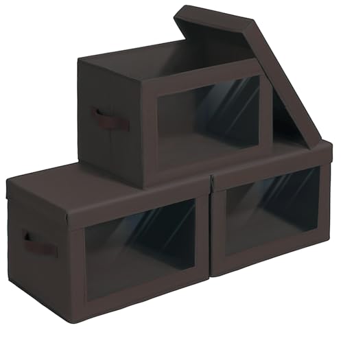 Stackable Storage Bins with Lids (3 Count)