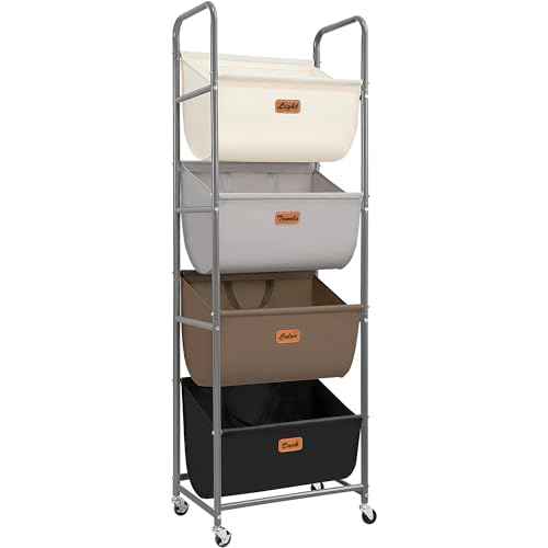 Vertical Rolling Laundry Hamper