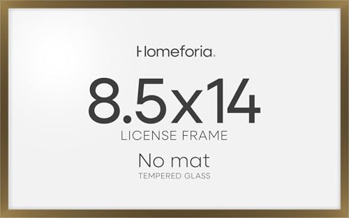 8.5x14 Bronze Marriage License Frame (2 Count)