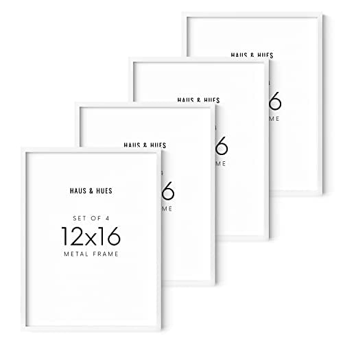 12x16 White Aluminum Frame Set (4 Count)