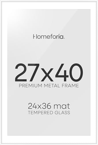 27x40 White Poster Frame