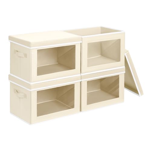 Storage Bins with Lids (4 Count)