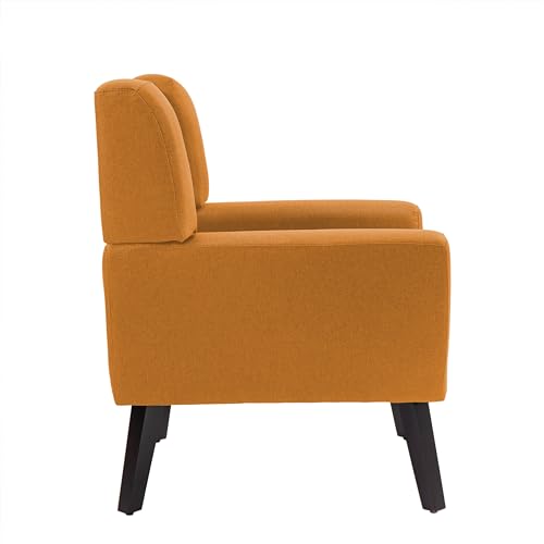 Accent Chair Modern Upholstered Armchair in Fabric for Living Room (2 Count)