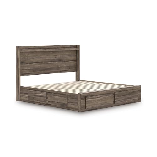 Jusika King Bed Frame with Storage
