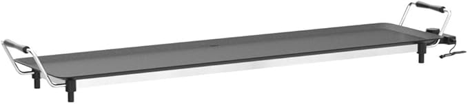 HAPPYGRILL Electric Griddle Teppanyaki Grill, Nonstick Countertop Griddle with Adjustable Temperature, 35" Barbecue Grill Cooking Plates for Indoor Outdoor Patio Camping