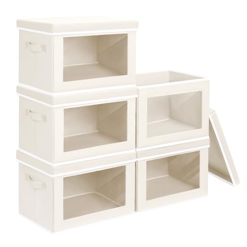 Storage Bins with Lids (5 Count)