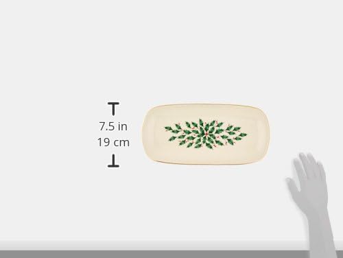 Lenox 869997 Holiday Bread Tray, Christmas Hosting