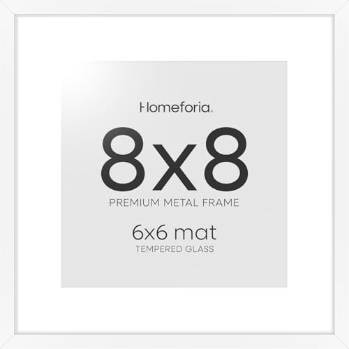 8x8 White Picture Frame (2 Count)