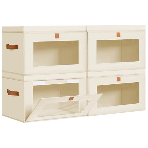 Storage Bins with Lids (4 Count)