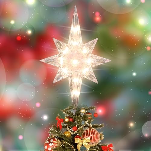 Lighted Christmas Tree Topper