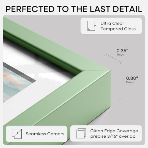 14x17 Green Picture Frame