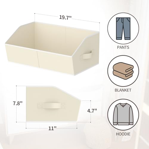 Storage Bins for Shelves (4 Count)