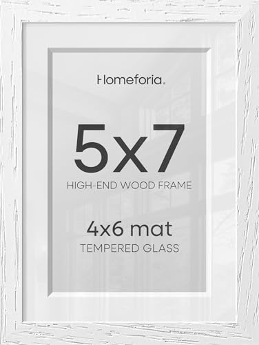 5x7 White Oak Picture Frame