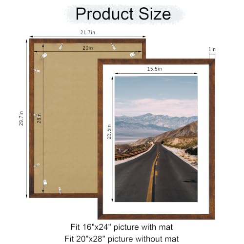 20x28 Picture Frame Set of 4