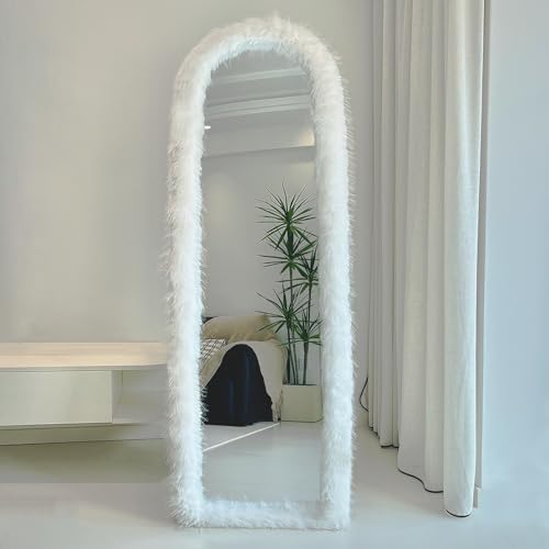 Fluffy Mirror Frame Cover for Arched & Full