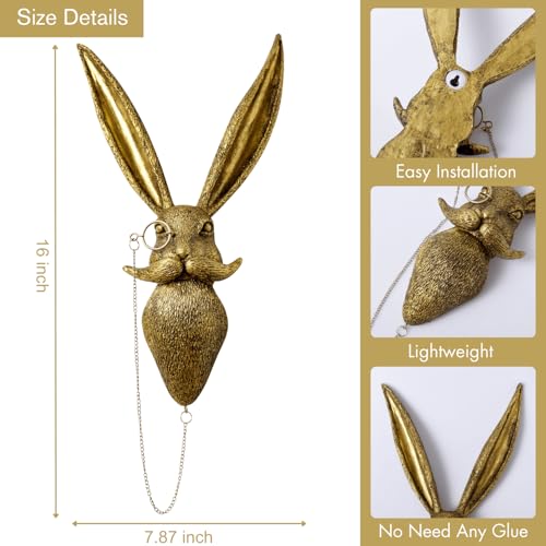 Animal Head Wall Art Sculptures PU Foam Material