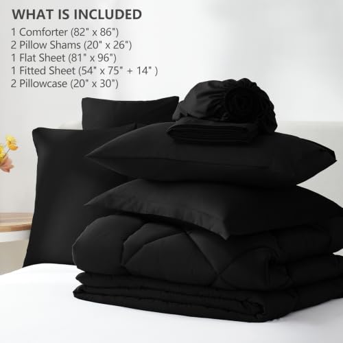 Full Size Comforter Sets Black