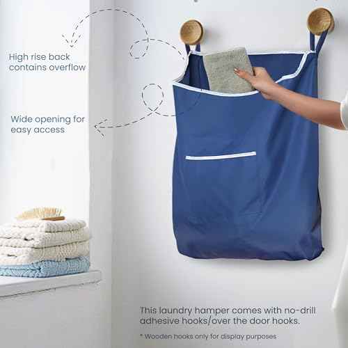 TFLC Over the Door Hanging Laundry hamper bag