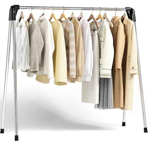 Upgraded 55" L Stainless Steel Clothes Drying Rack