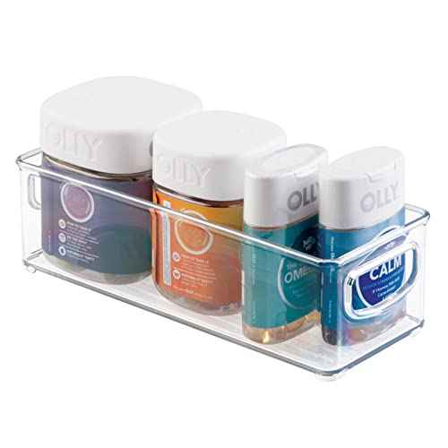 Plastic Bathroom Storage Container Bins w