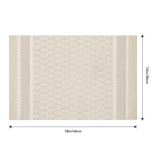 Stardust Yellow Placemats Set of 4 (4 Count)