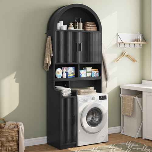 Arched Over The Toilet Storage Cabinet