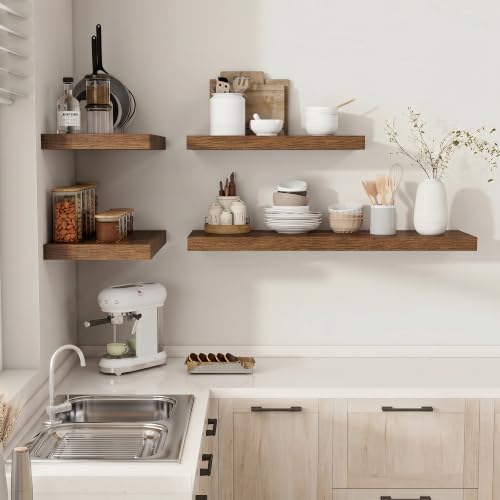 Deep Floating Shelves 72x12” Set of 1