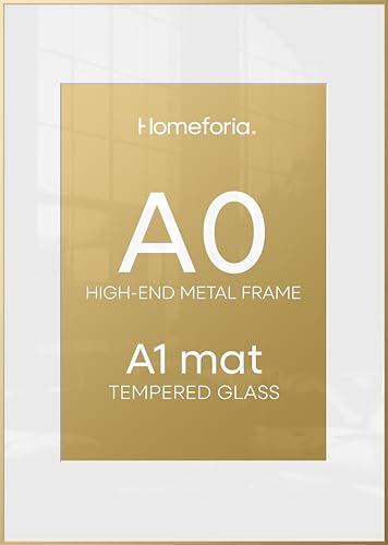 A0 Gold Poster Frame (2 Count)