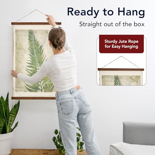 Botanical Fern Canvas Wall Hanging Tapestry