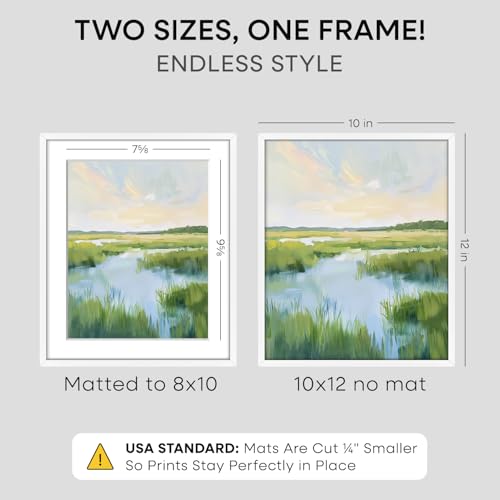 10x12 White Picture Frame