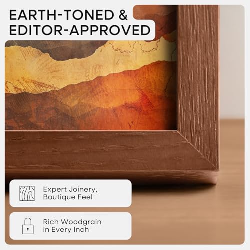 A3 Brown Oak Picture Frame