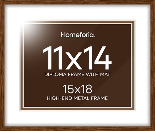 15x18 Brown Oak Diploma Frame (3 Count)