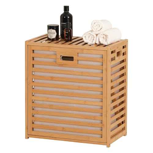 Tilt Out Laundry Hamper with Shelf