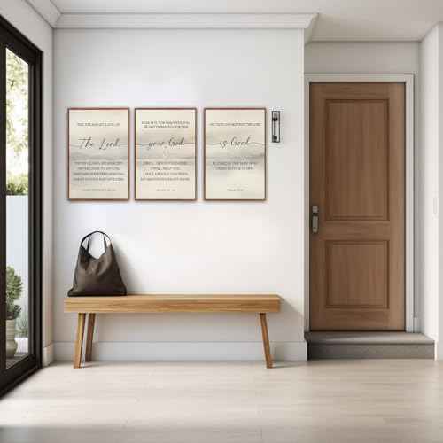 Christian Scripture Framed Wall Art Set of 3
