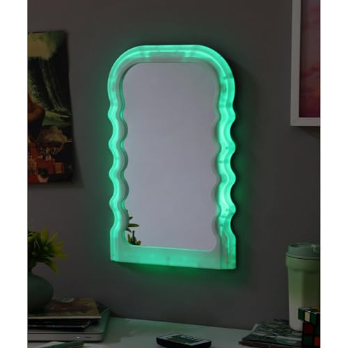 LED Wavy Wall Mirror