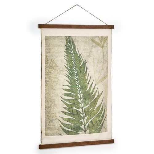 Botanical Fern Canvas Wall Hanging Tapestry