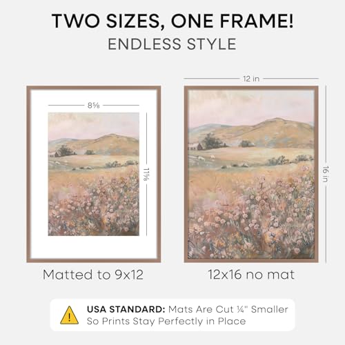 12x16 Mocha Picture Frame