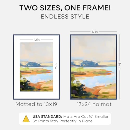 17x24 Blue Picture Frame