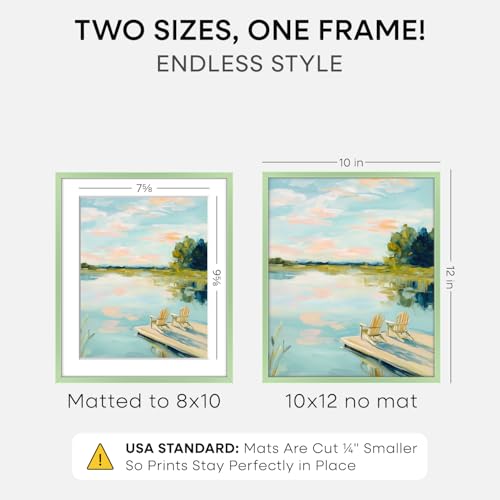 10x12 Green Picture Frame