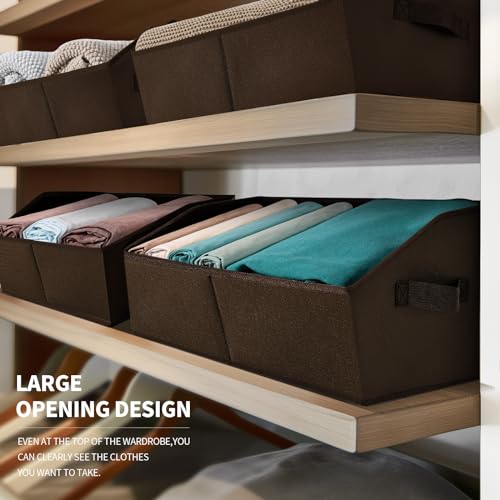 Trapezoid Closet Storage Bins (6 Count)