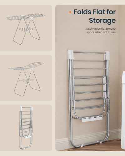 Clothes Drying Rack with Wings